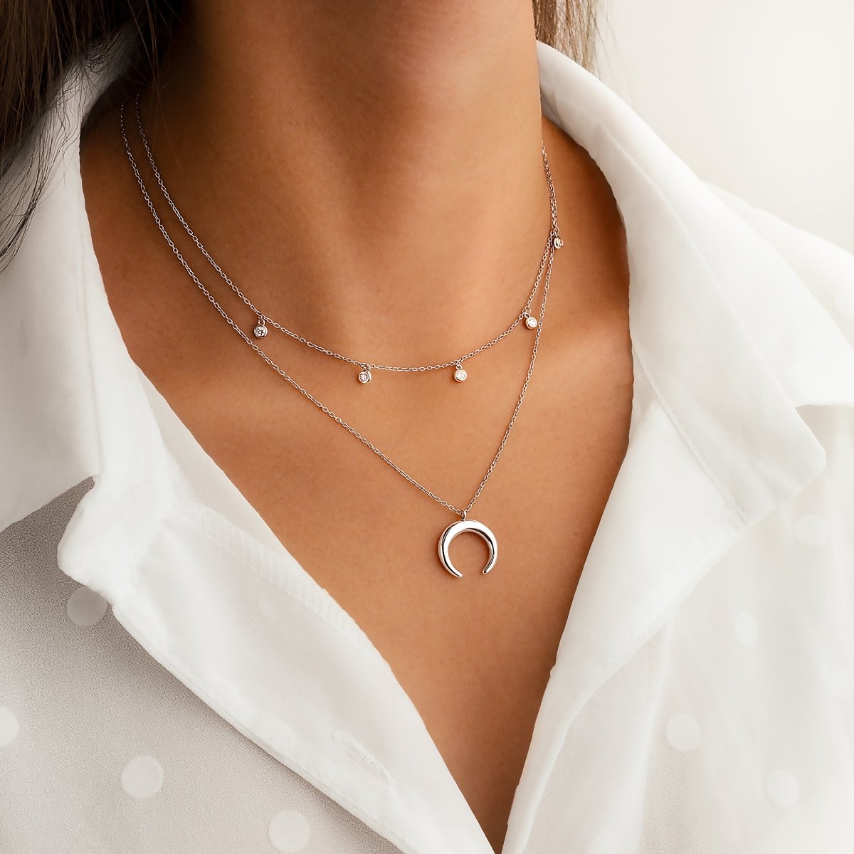 Upside Down Moon Necklace Meaning – Trending Silver Gifts