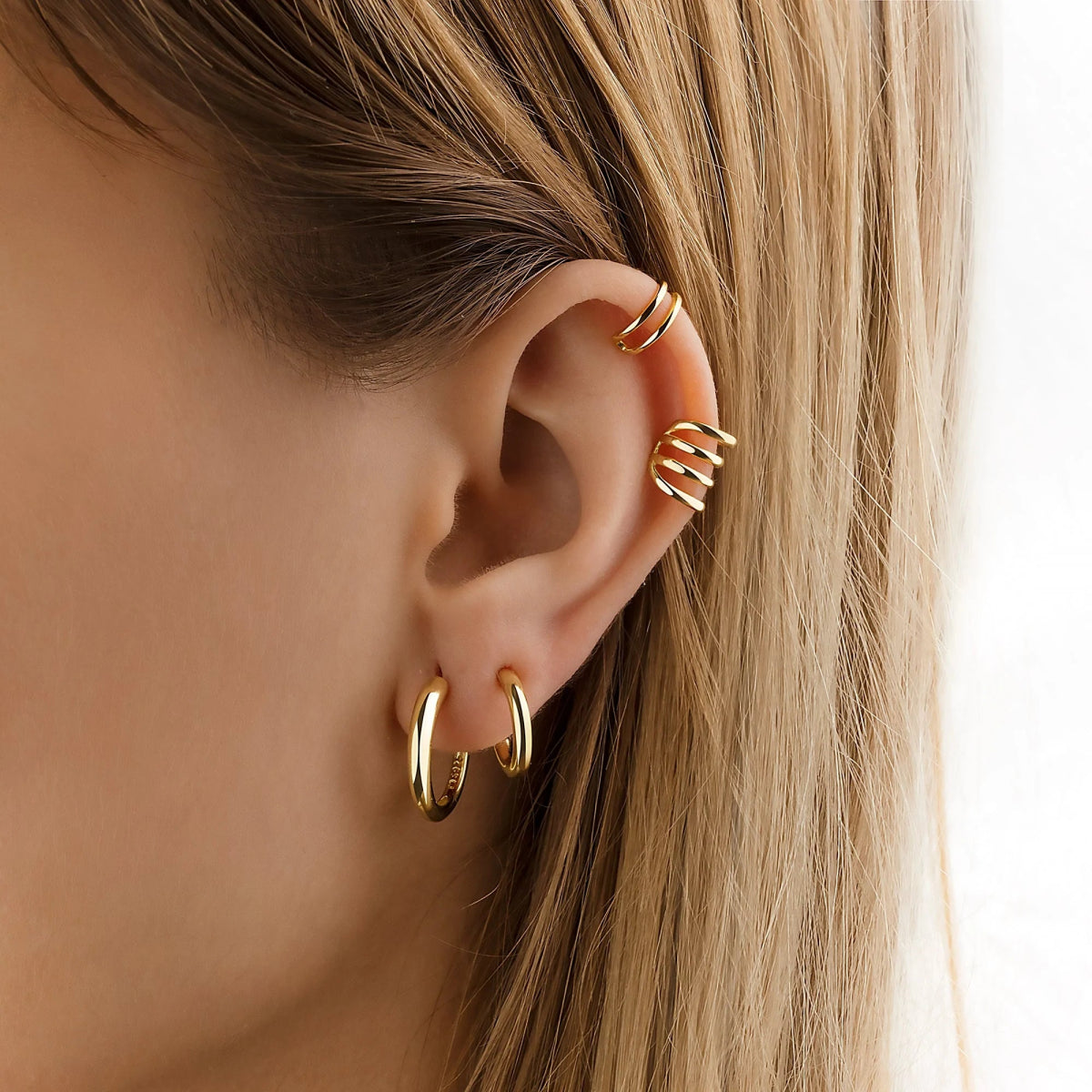 "Half Ring Basic" Earrings - Milas Jewels Shop