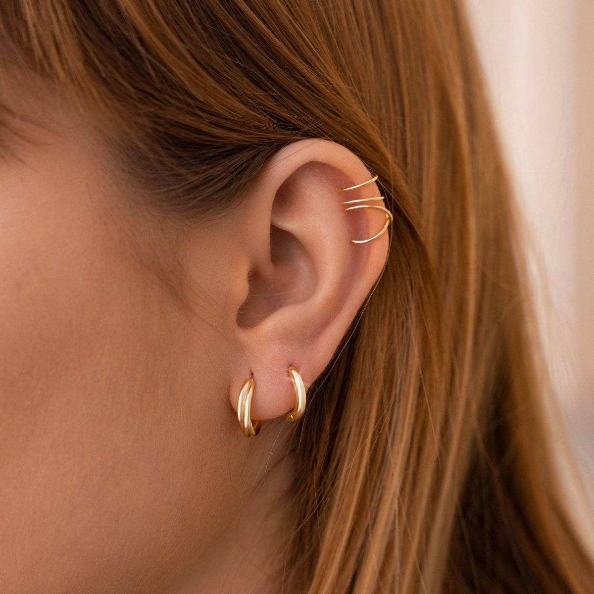 "Half Ring Joins" Earrings - Milas Jewels Shop