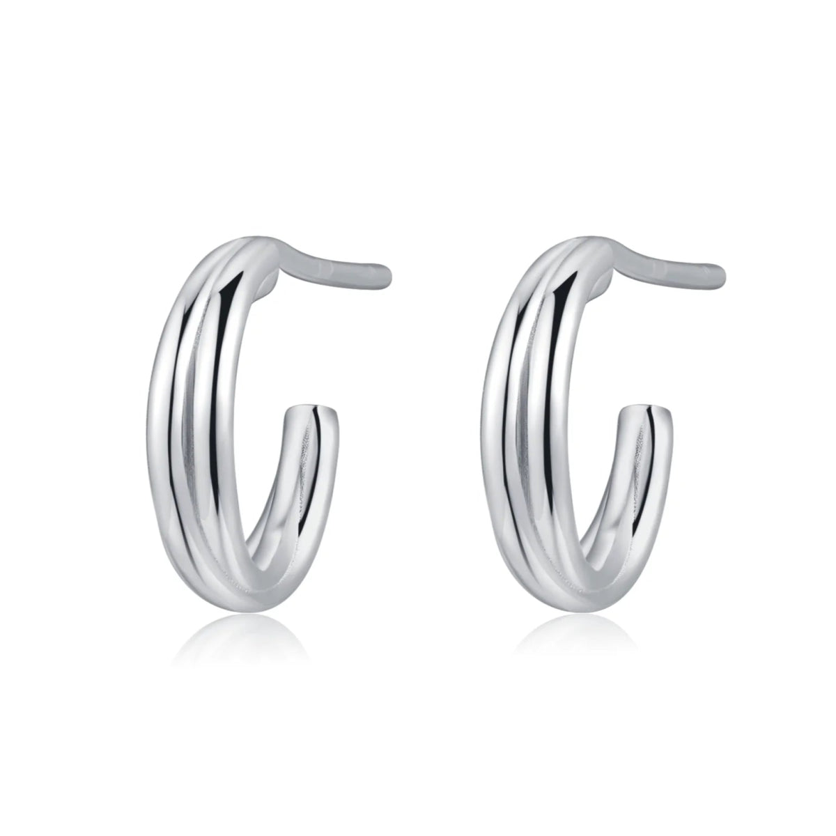 "Half Ring Joins" Earrings - Milas Jewels Shop