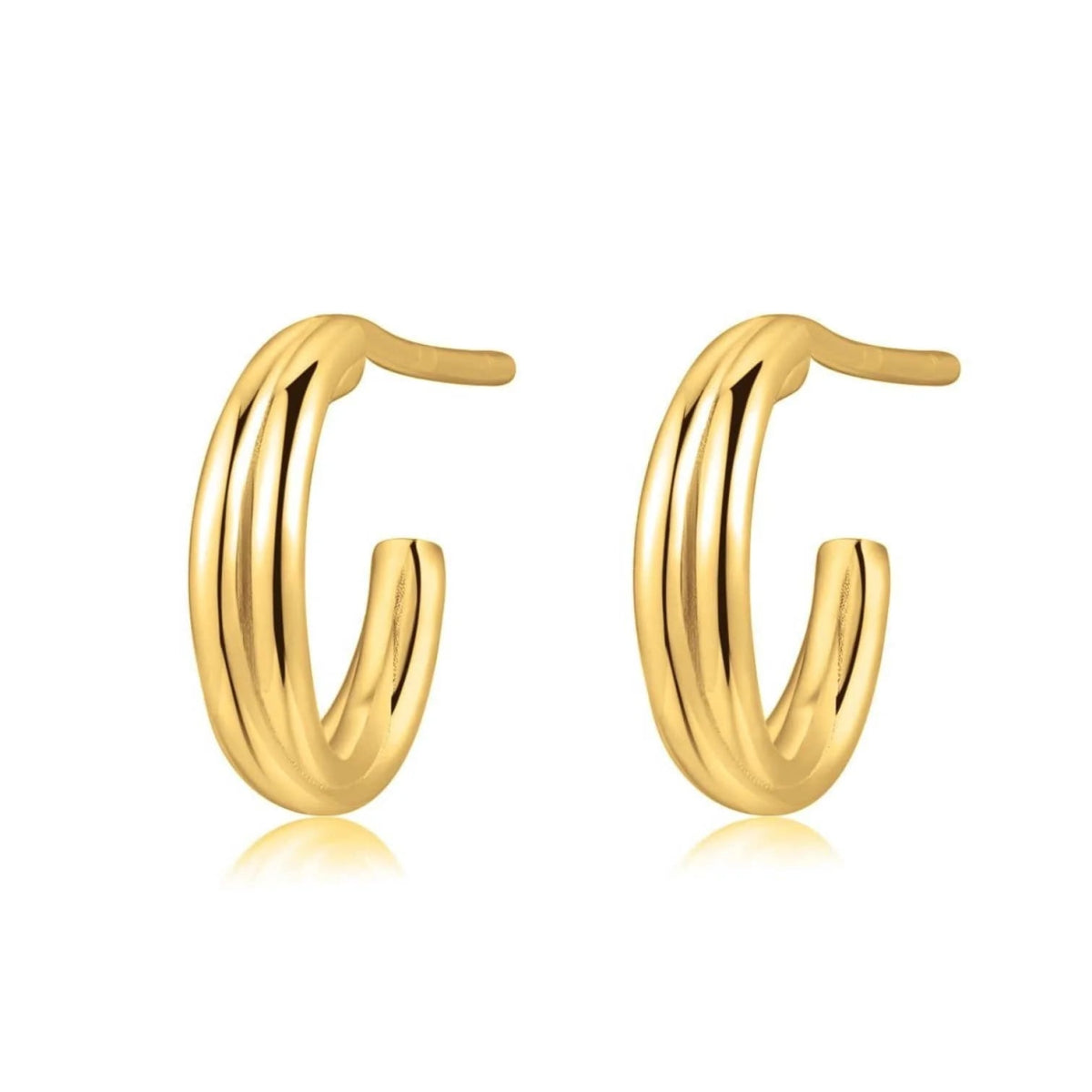 "Half Ring Joins" Earrings - Milas Jewels Shop