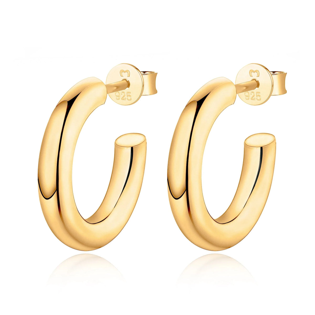 "Half Ring Lumina" Earrings - Milas Jewels Shop