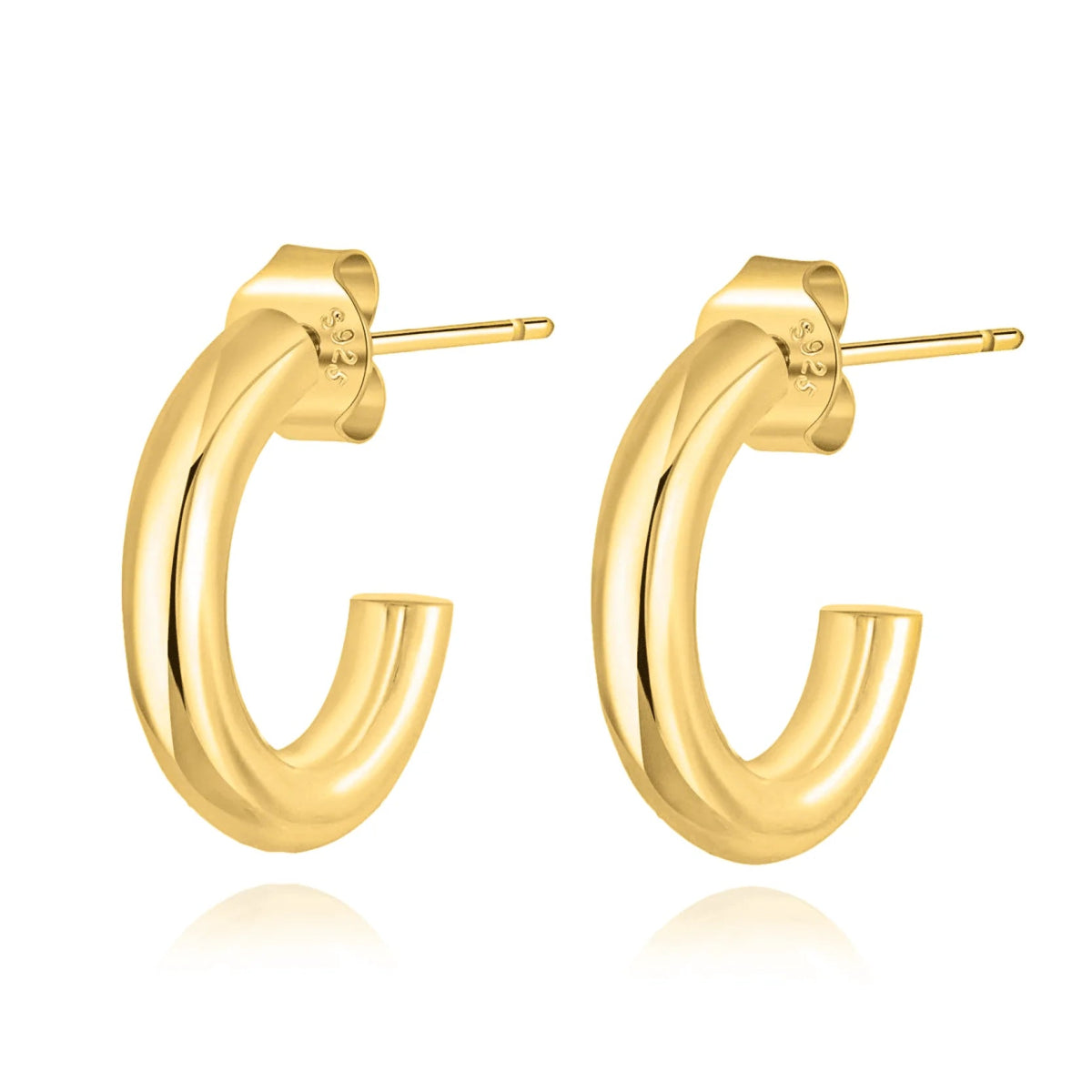 "Half Ring Optimal" Earrings - Milas Jewels Shop