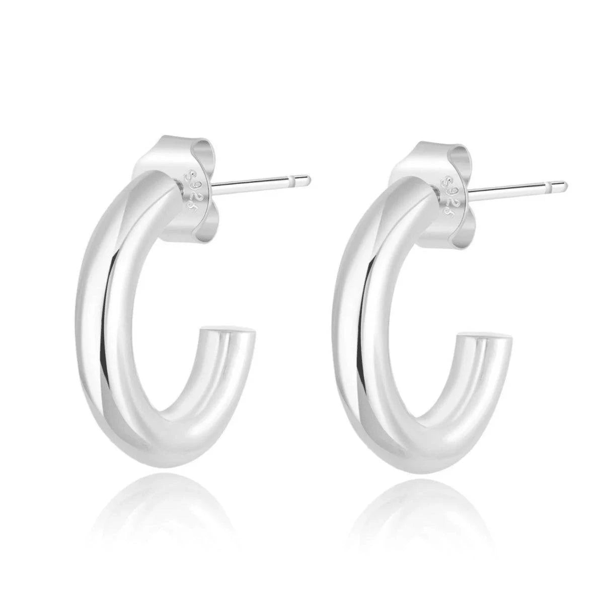 "Half Ring Optimal" Earrings - Milas Jewels Shop