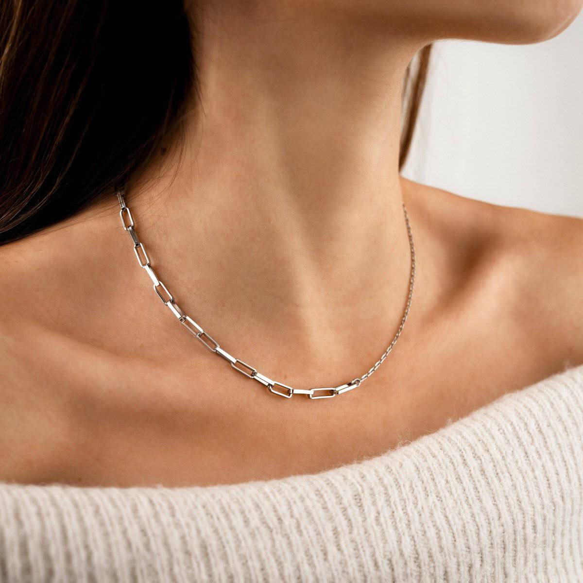 "Halves" Necklace - Milas Jewels Shop