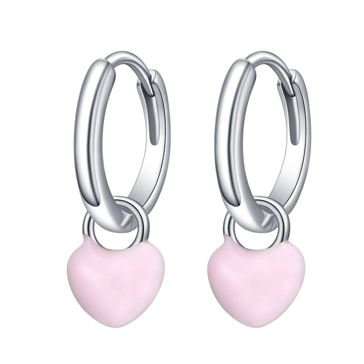 "Heart Ring Hoops" Earrings - Milas Jewels Shop