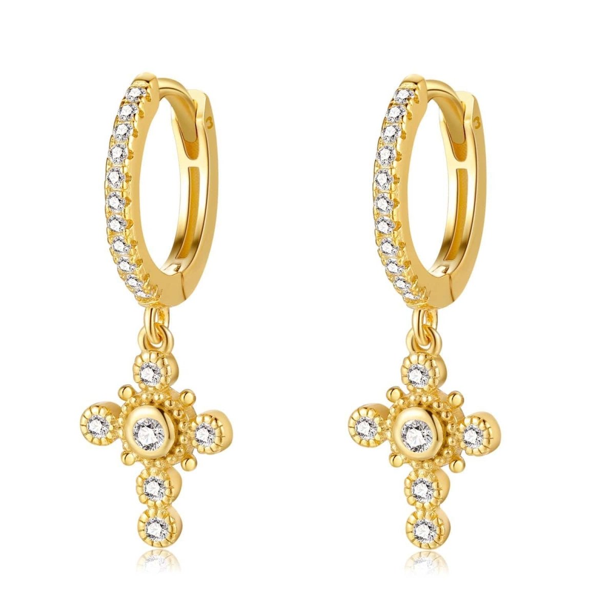 "Holy Cross" Earrings - Milas Jewels Shop