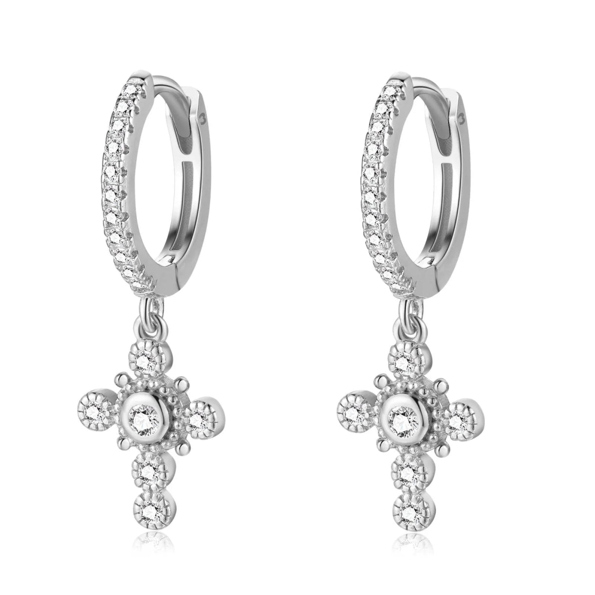 "Holy Cross" Earrings - Milas Jewels Shop