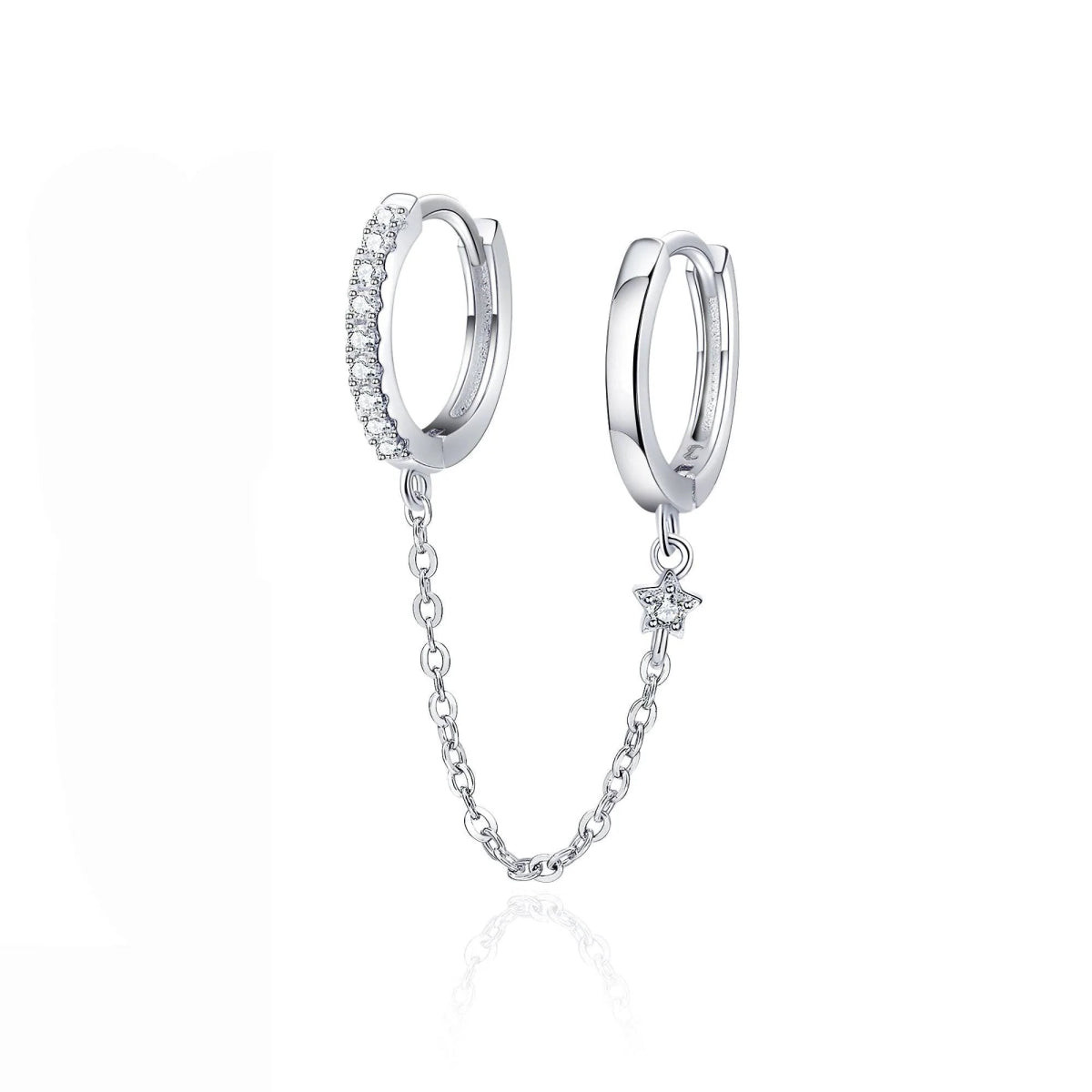 "Hoop Chain" Earrings - Milas Jewels Shop