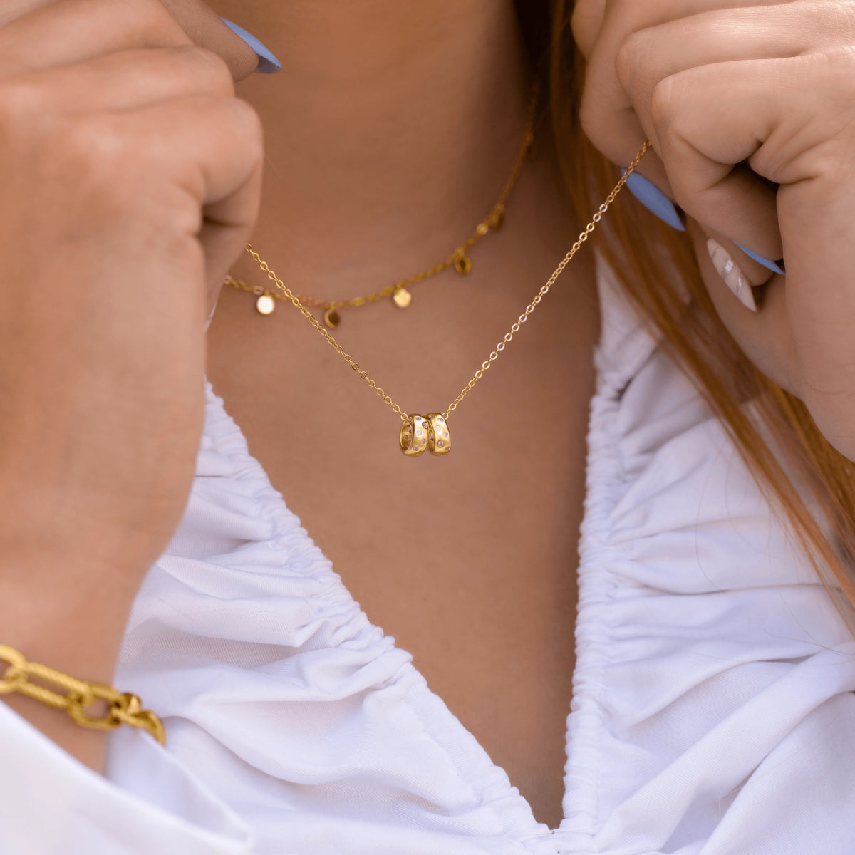"Hoops" Necklace - Milas Jewels Shop