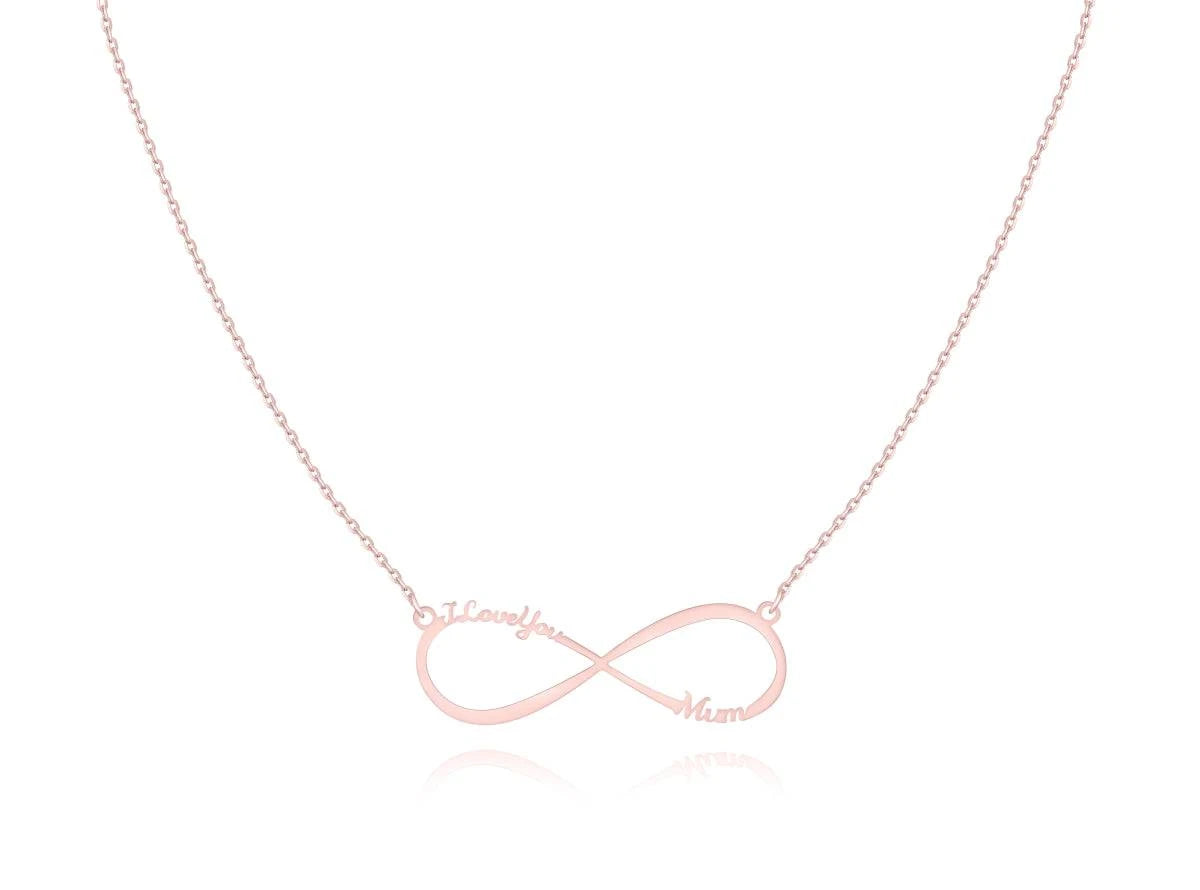 Gold sales mum necklace