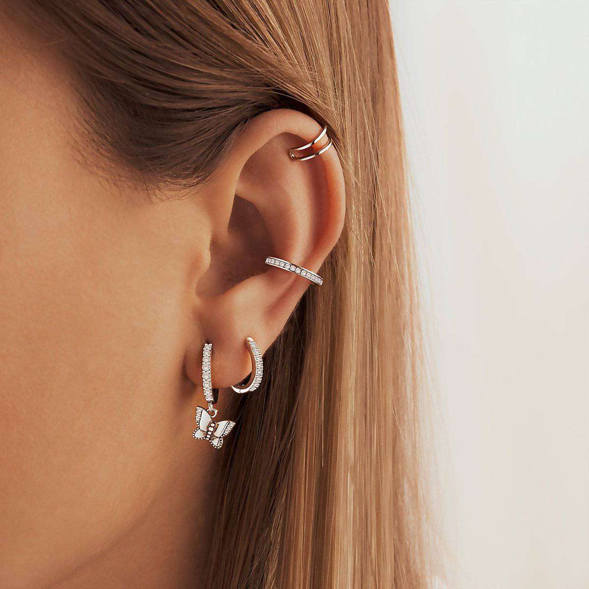 "Illuminated Butterfly" Earrings - Milas Jewels Shop