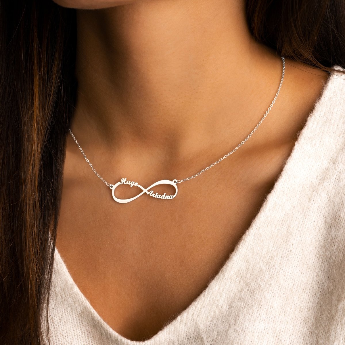 Gold Infinity lariat,initial infinity necklace,Sideways infinity  lariat,monogram lariat,hand stamped initial,friendship gift,bridesmaid gift
