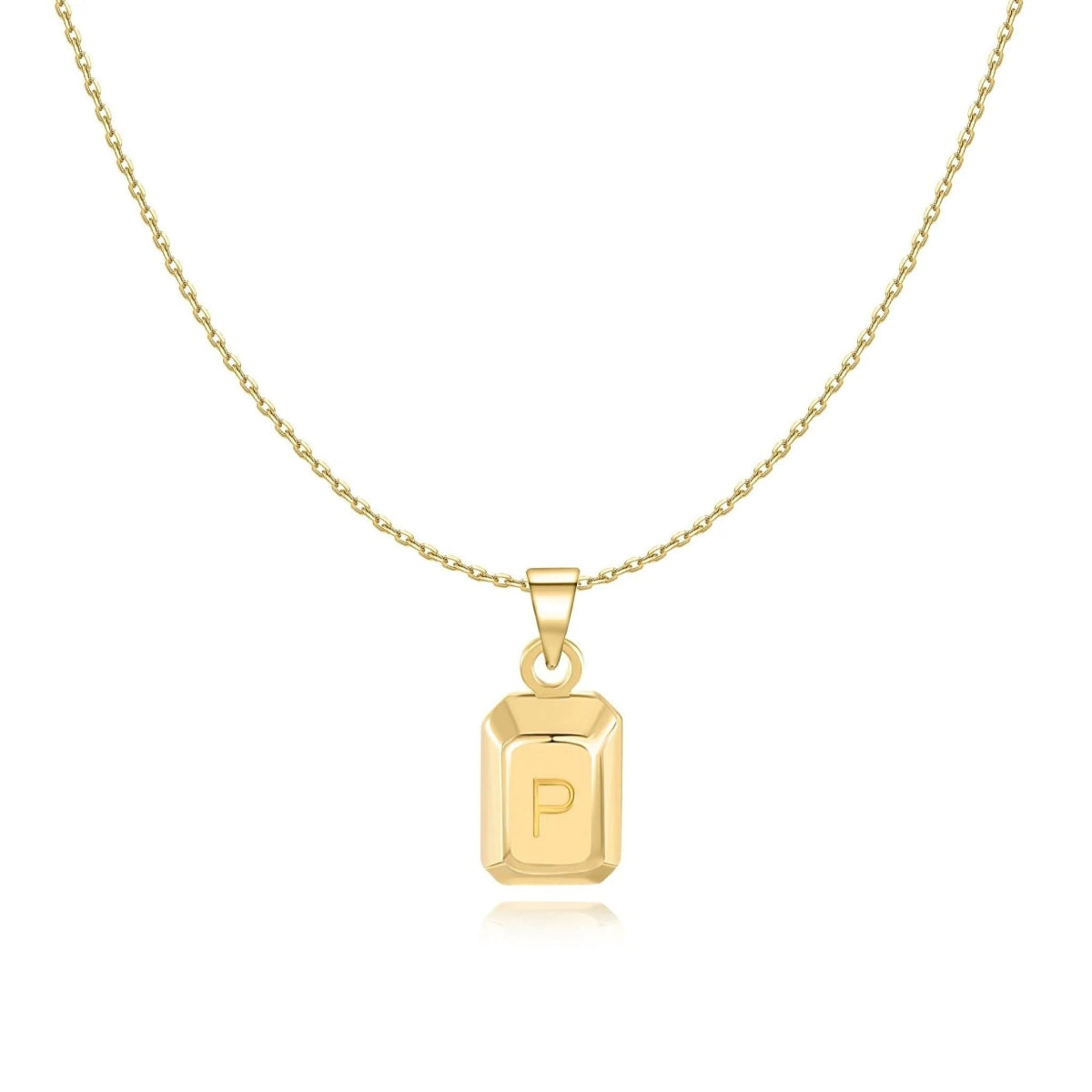"Ingot Initials" Necklace - Milas Jewels Shop