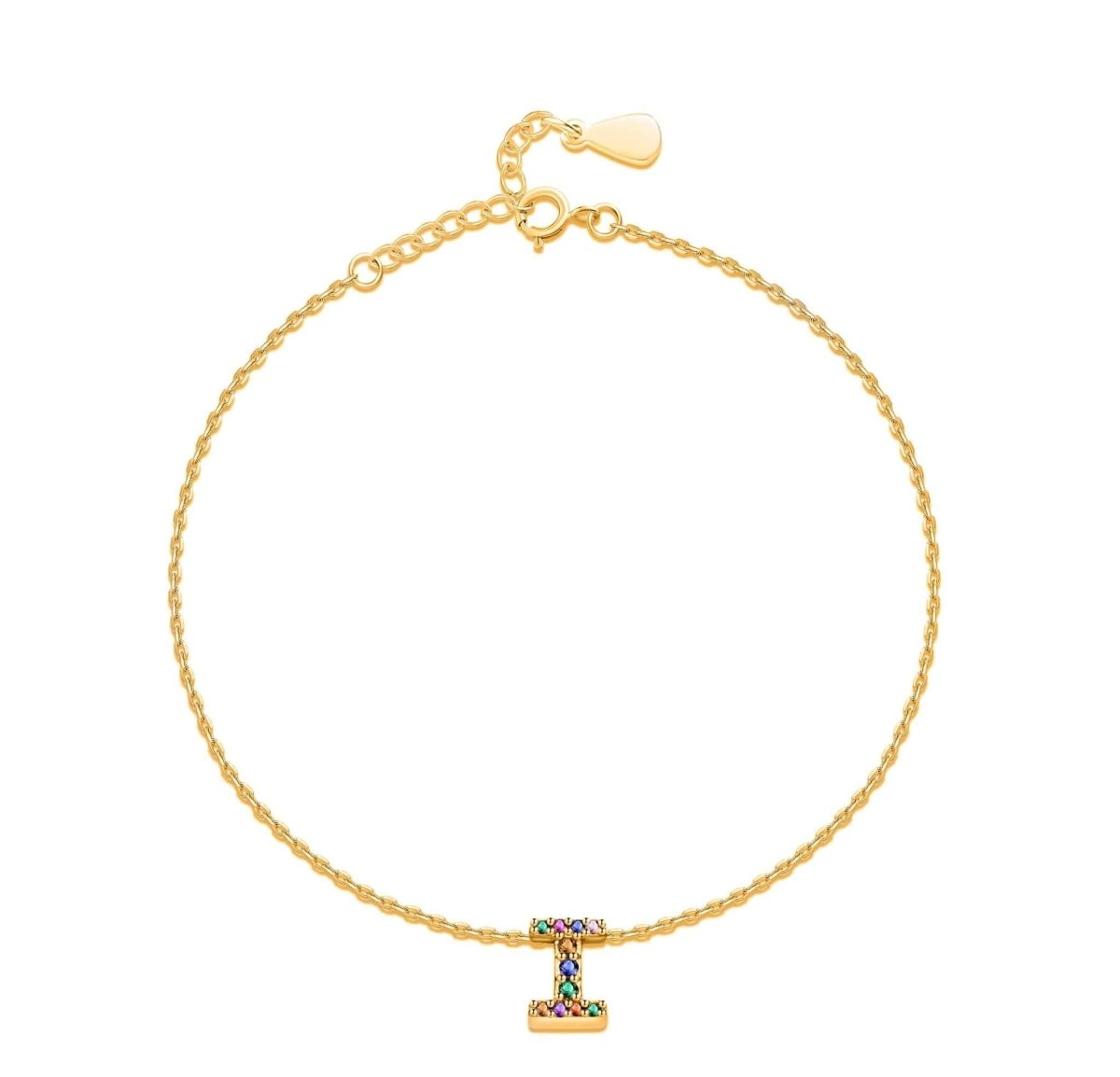 "Initial" Anklet - Milas Jewels Shop