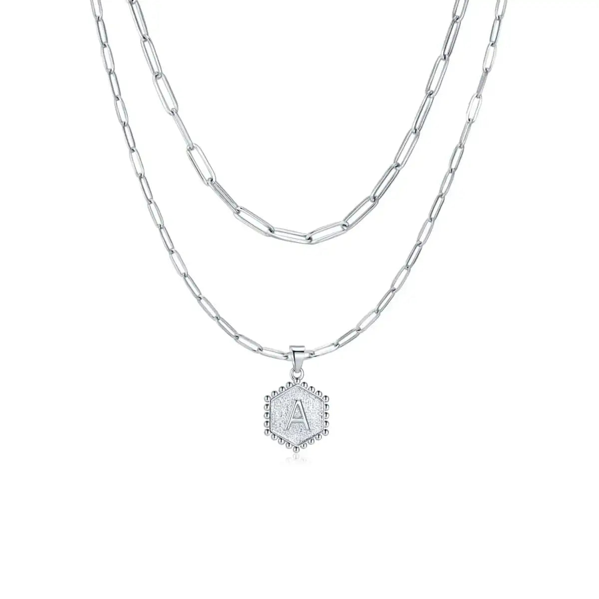 "Initial Chains" Necklace - Milas Jewels Shop