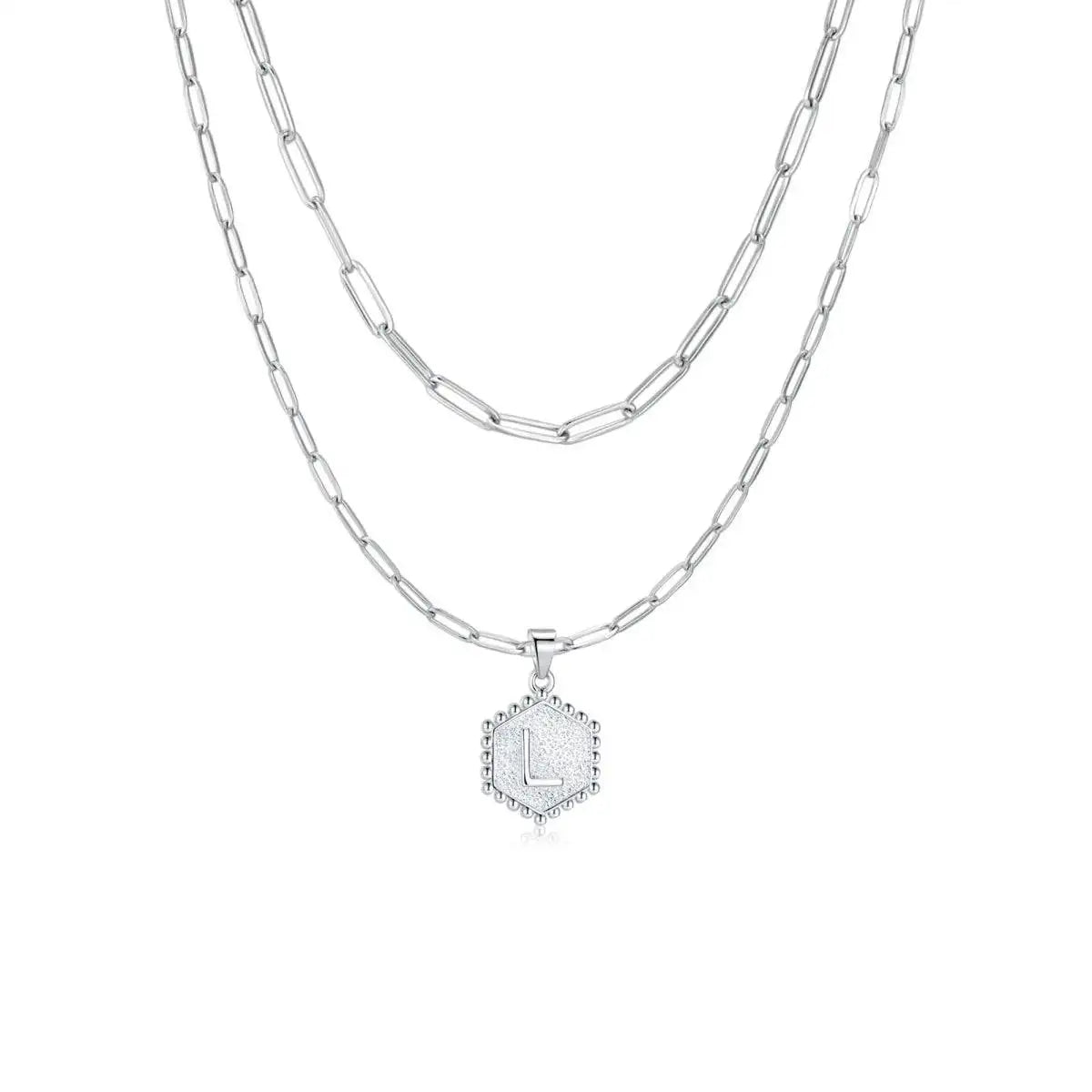 "Initial Chains" Necklace - Milas Jewels Shop