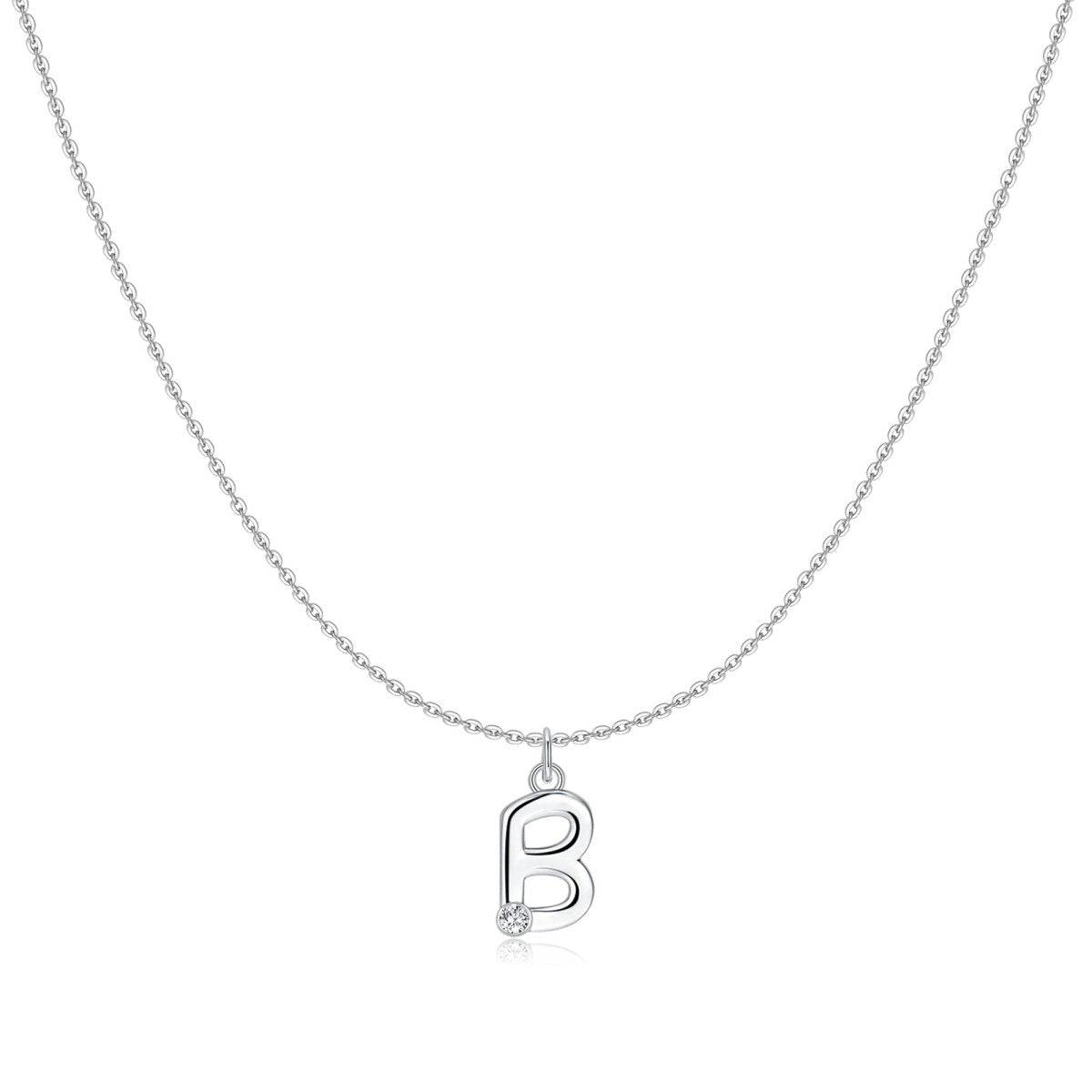 "Initial Glitter" Necklace - Milas Jewels Shop