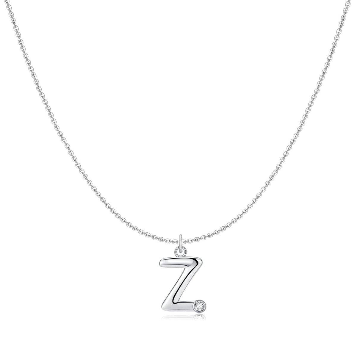 "Initial Glitter" Necklace - Milas Jewels Shop