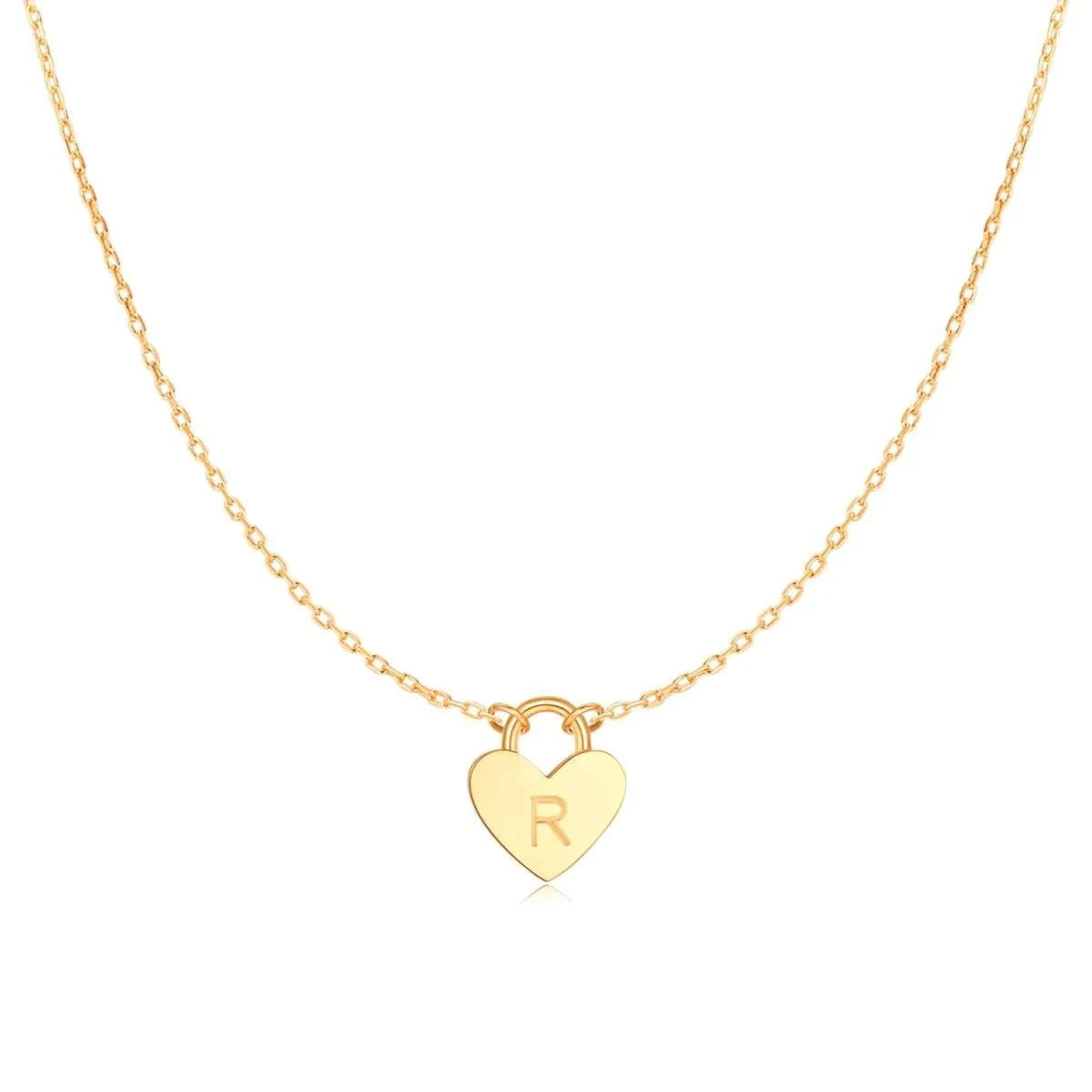 "Initial Heart" Necklace - Milas Jewels Shop