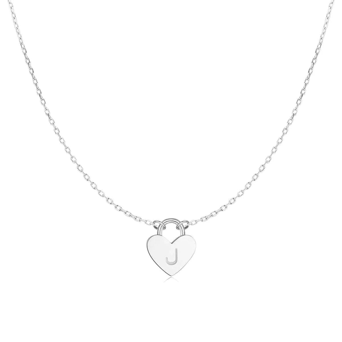 "Initial Heart" Necklace - Milas Jewels Shop