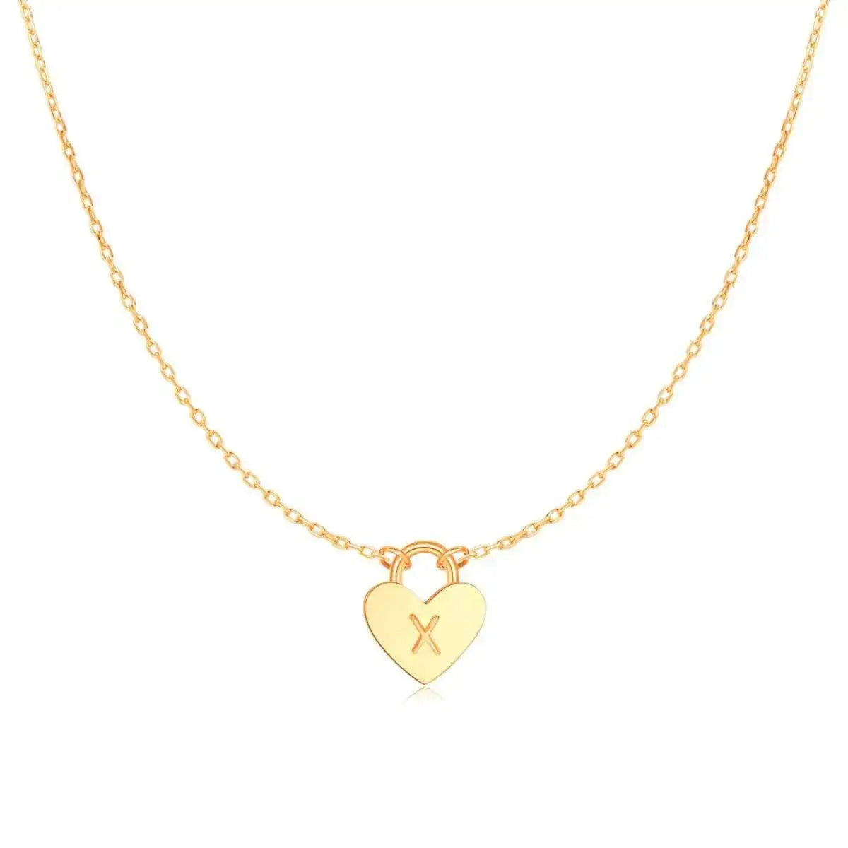 "Initial Heart" Necklace - Milas Jewels Shop