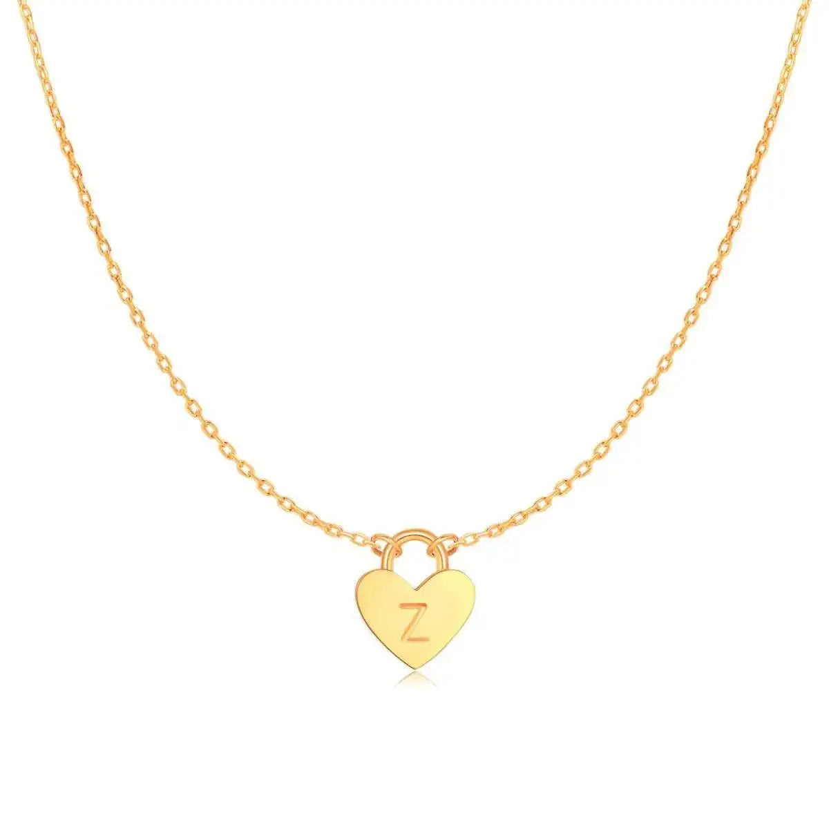 "Initial Heart" Necklace - Milas Jewels Shop