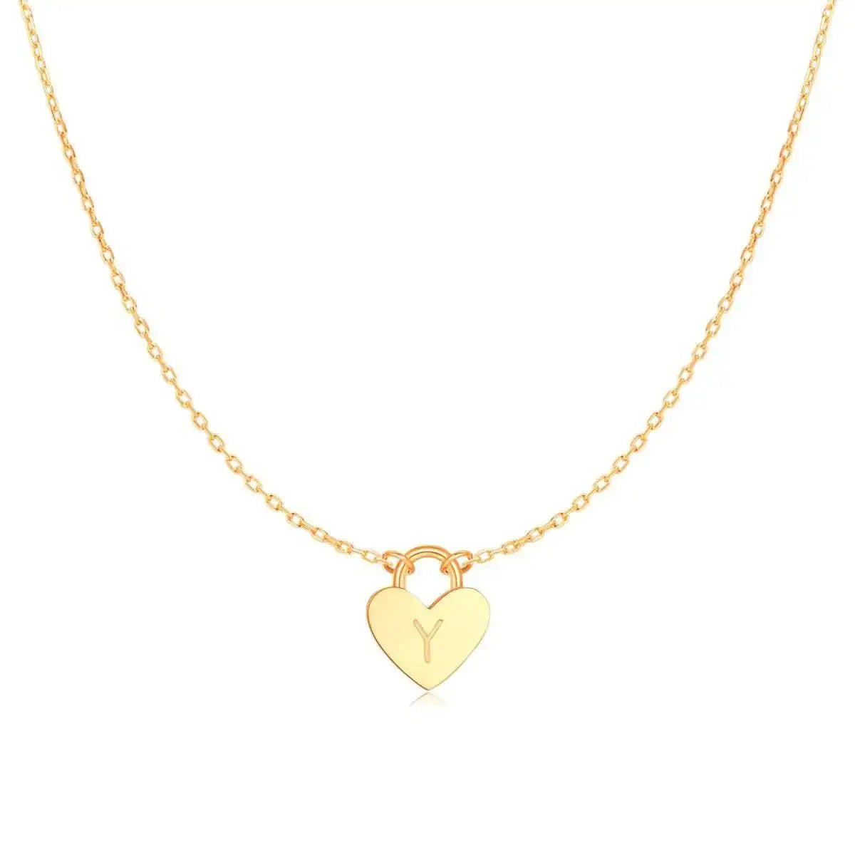 "Initial Heart" Necklace - Milas Jewels Shop