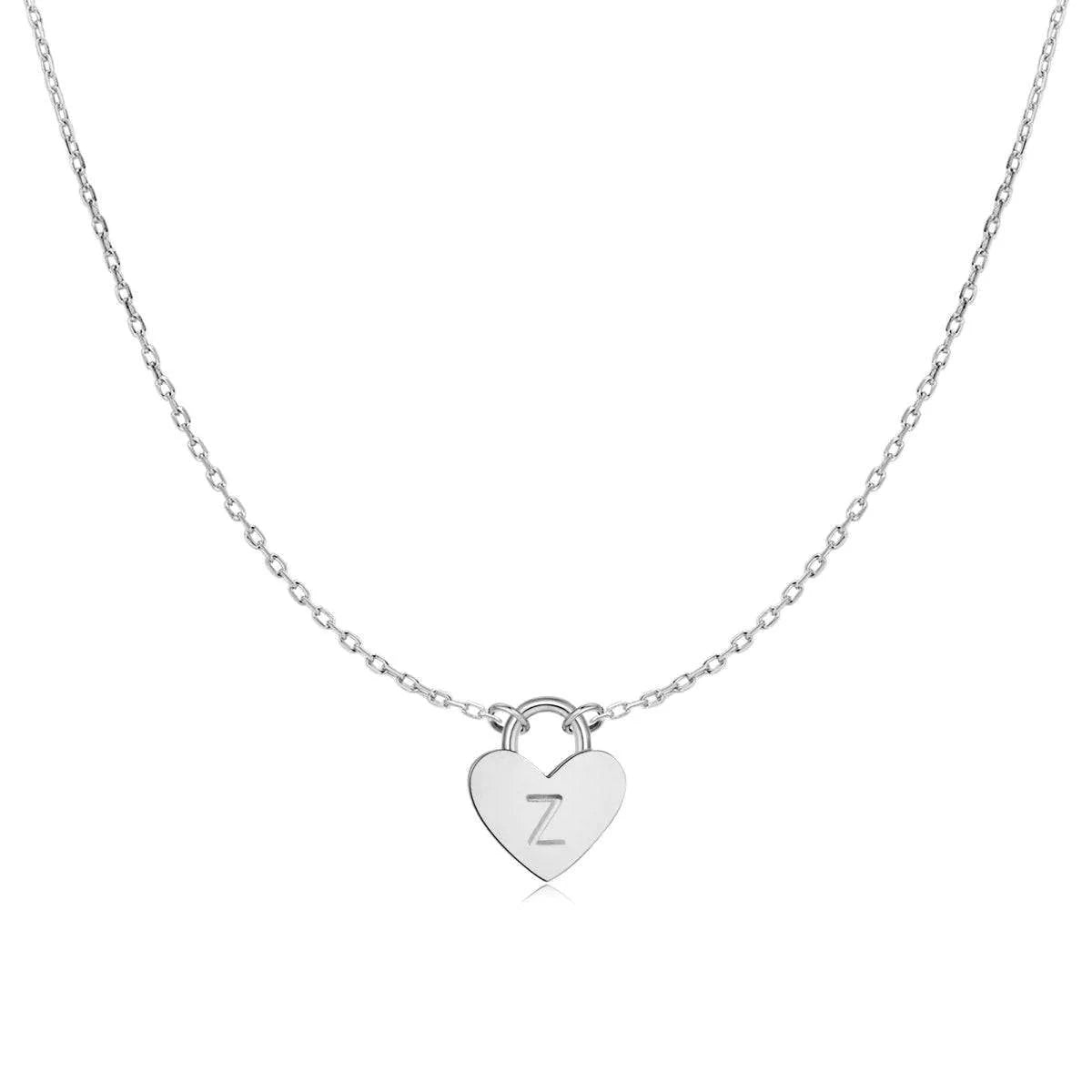 "Initial Heart" Necklace - Milas Jewels Shop