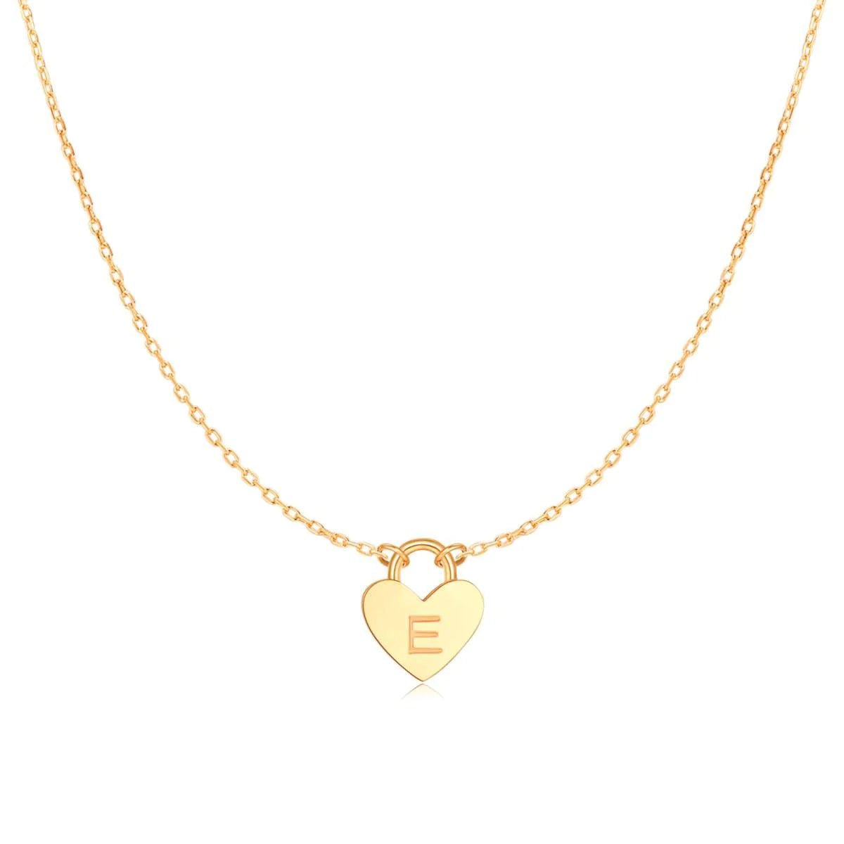 "Initial Heart" Necklace - Milas Jewels Shop