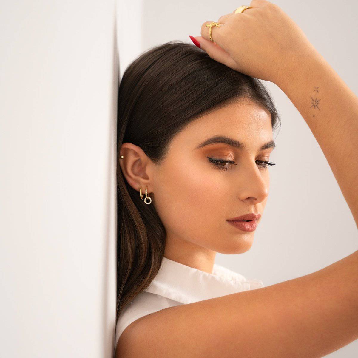 "Interlocking Hoops" Earrings - Milas Jewels Shop