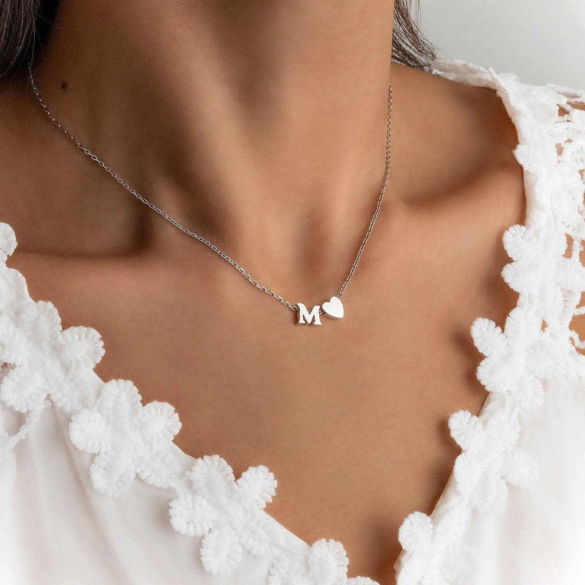 "Letter Love" Necklace - Milas Jewels Shop