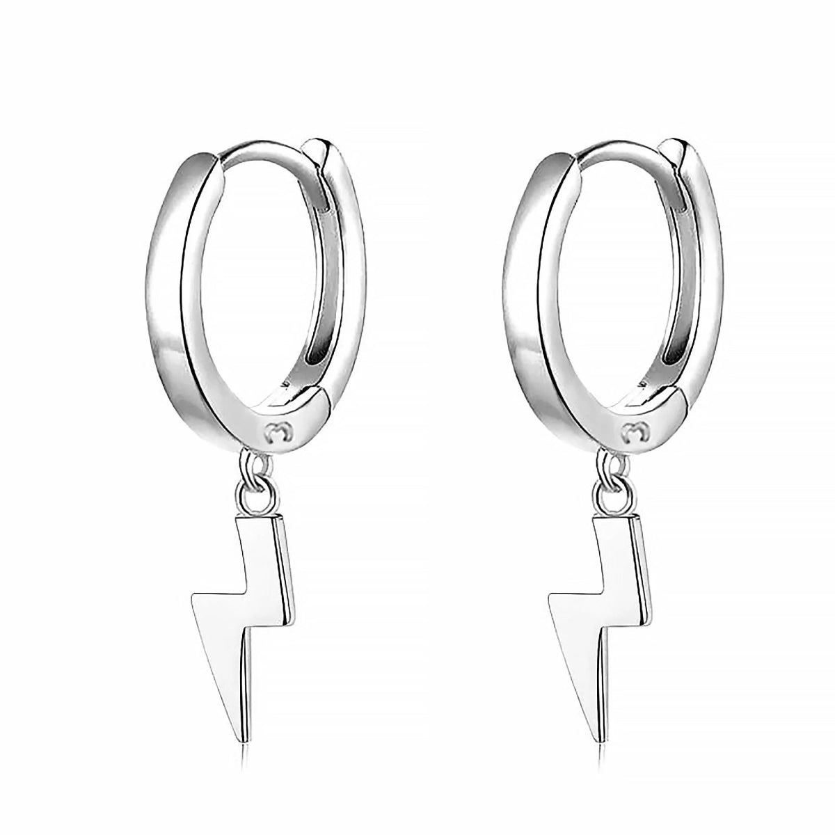 12 x 2mm 925 sterling silver hoop earrings for men – Sharon SaintDon Silver  and Gold Handmade Jewelry
