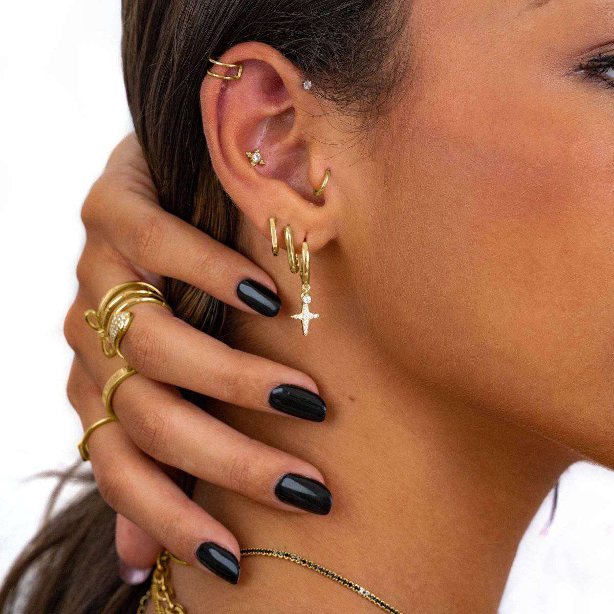 "Link Shape" Earrings - Milas Jewels Shop