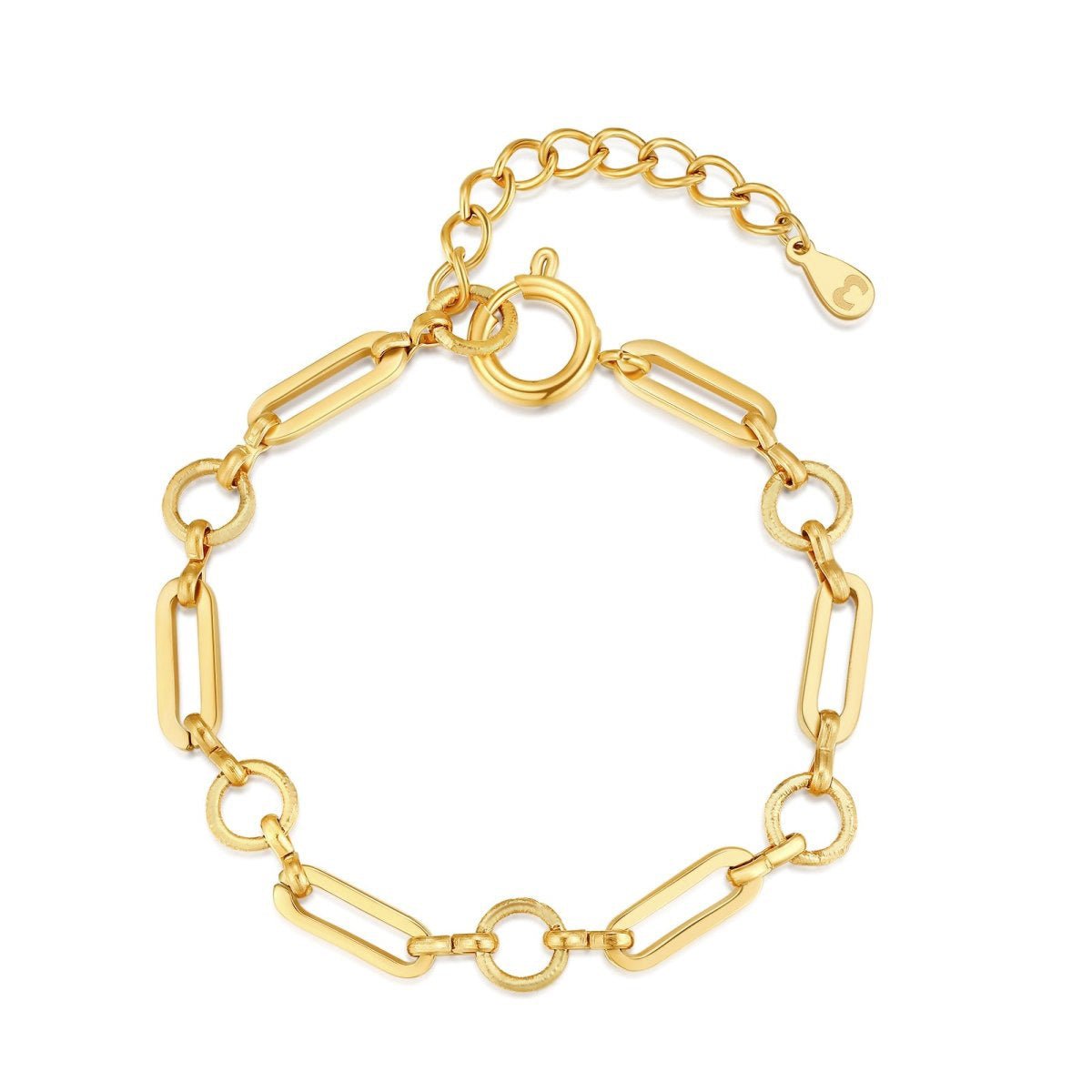 "Links and Circles" Bracelet - Milas Jewels Shop