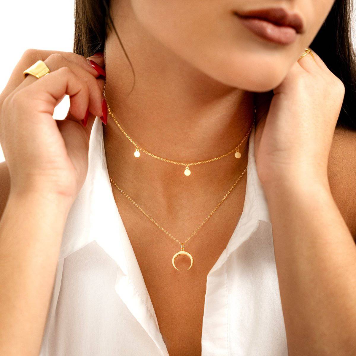 "Little Circles" Necklace - Milas Jewels Shop