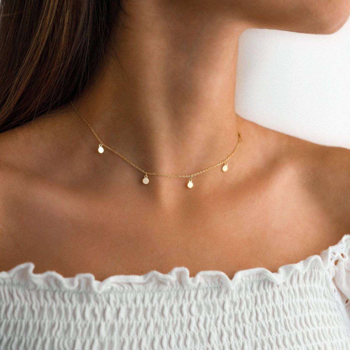 "Little Circles" Necklace - Milas Jewels Shop