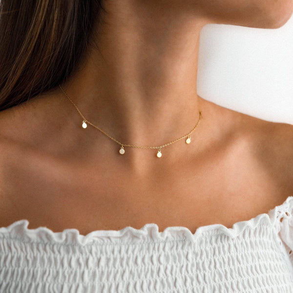 Little circle necklace discount