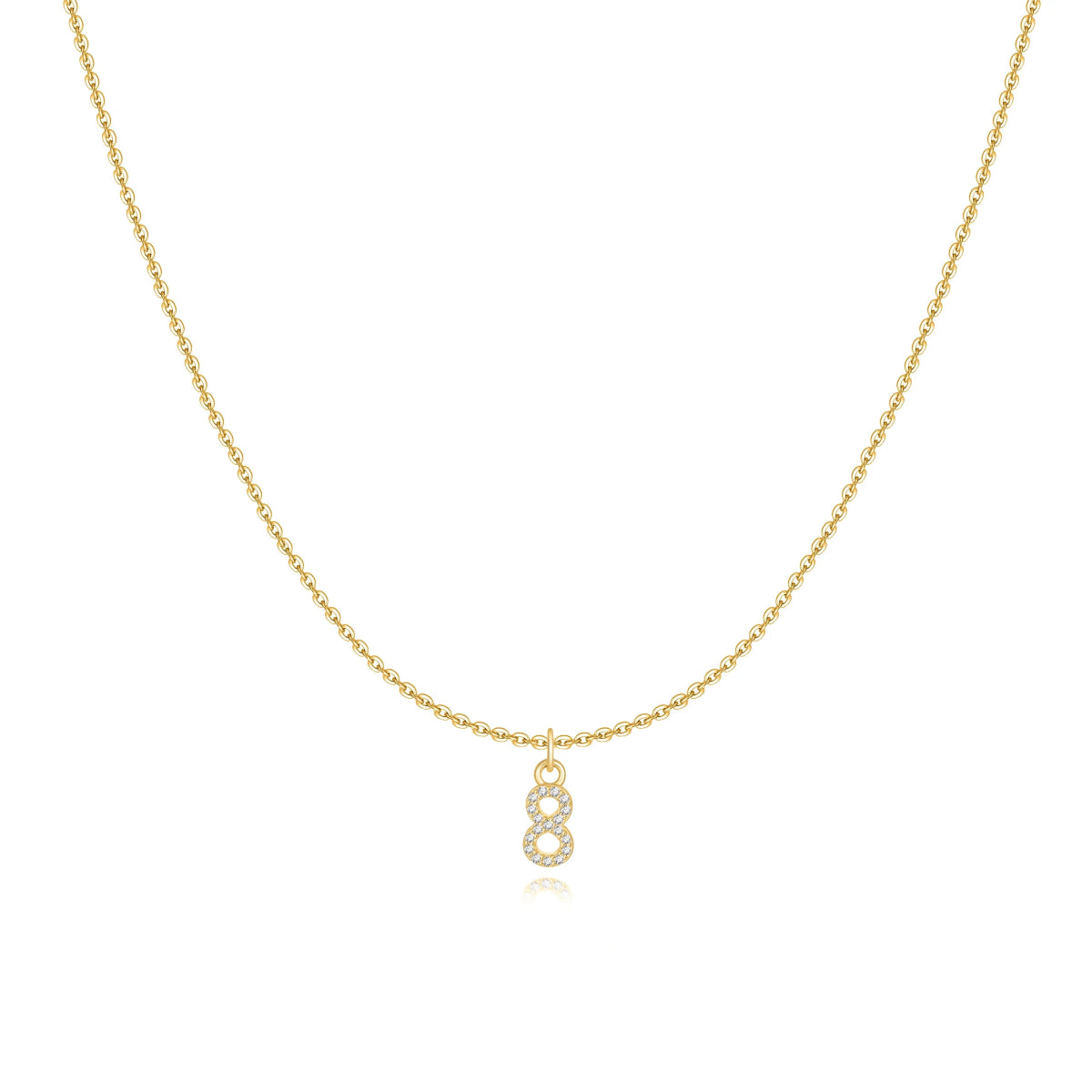 "Little Number" Necklace - Milas Jewels Shop