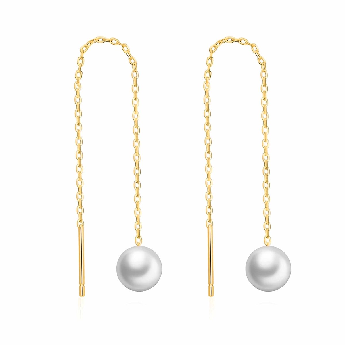 "Long Pearl" Earrings - Milas Jewels Shop