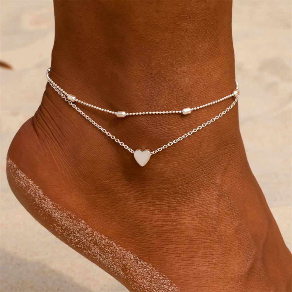 "Love" Anklet - Milas Jewels Shop