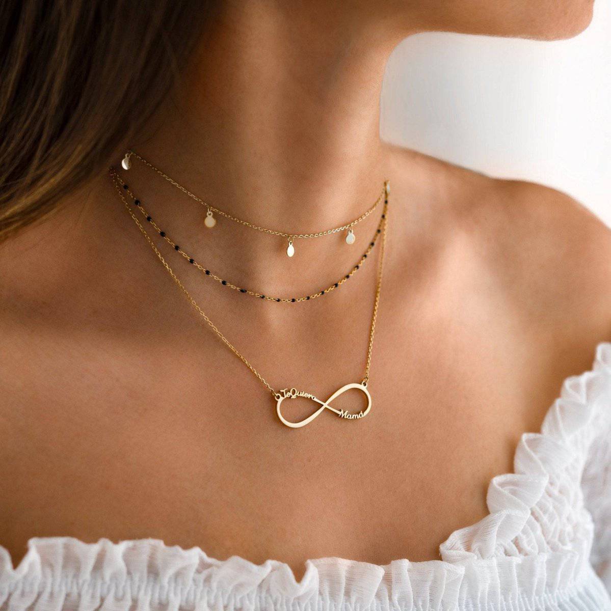 "Love u Mom" Necklace - Milas Jewels Shop