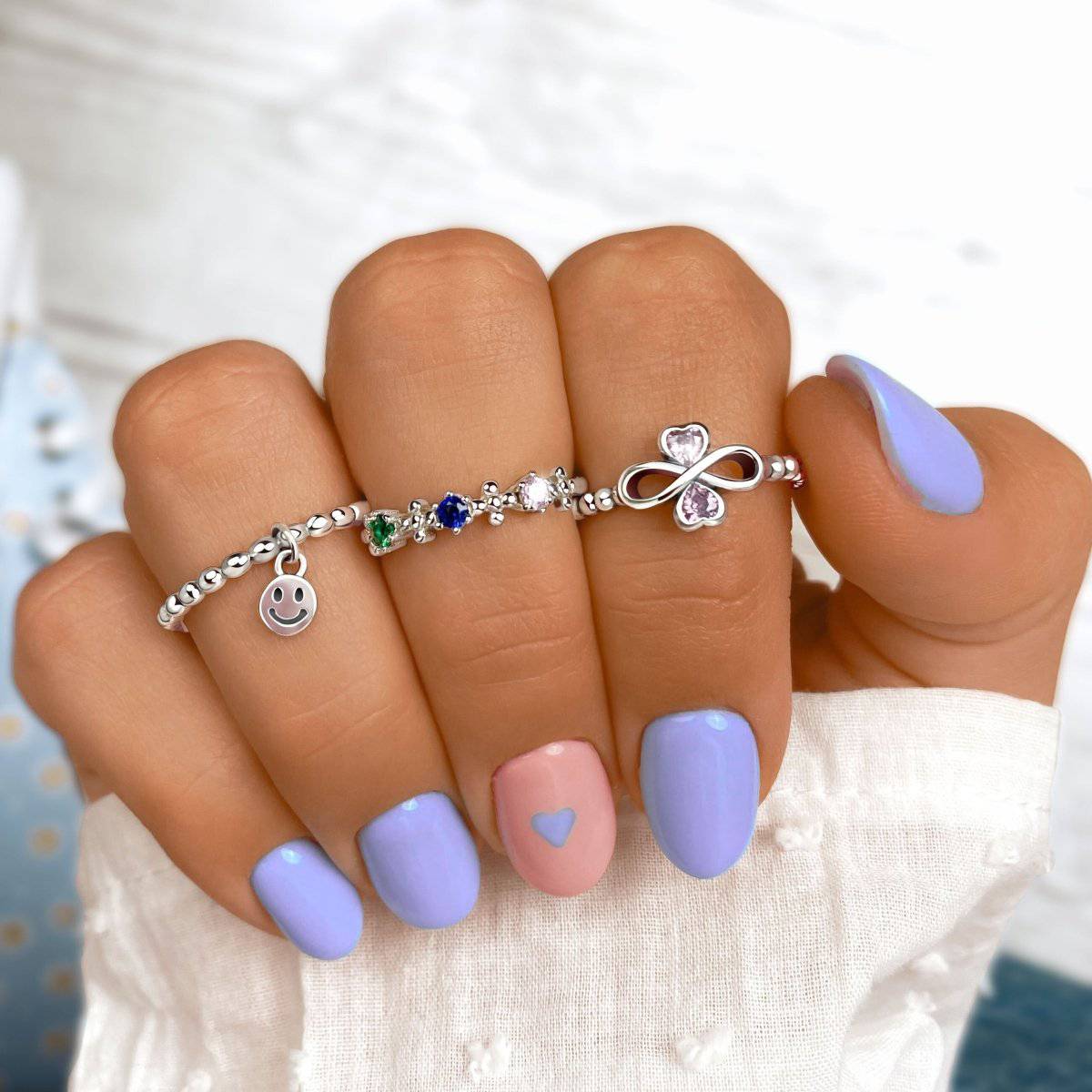 "Lucky Pink" Ring - Milas Jewels Shop
