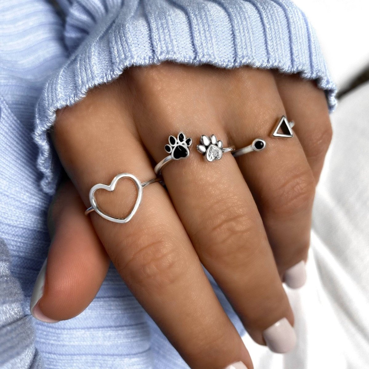 "Minimalist Heart" Ring - Milas Jewels Shop