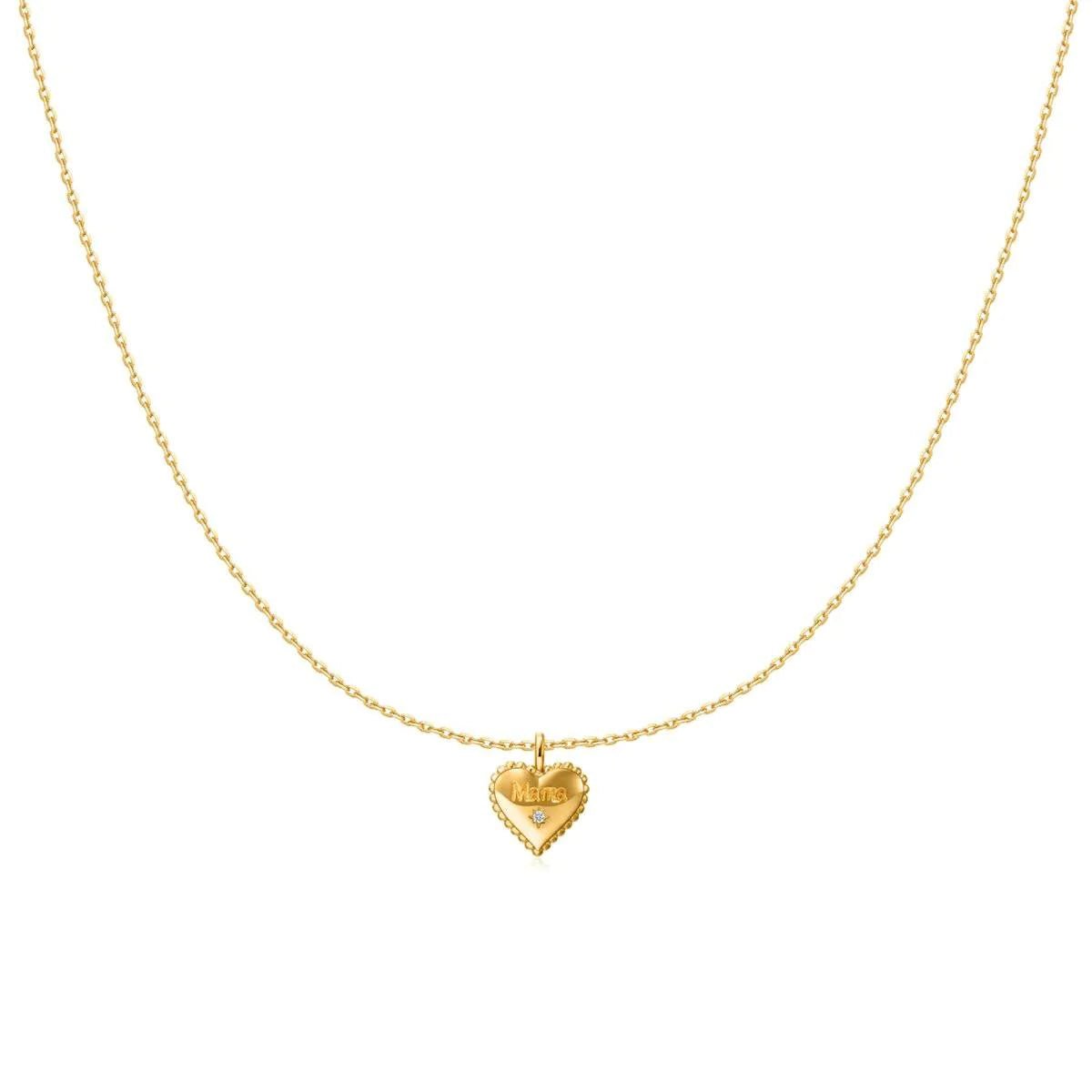 "Mom Heart" Necklace - Milas Jewels Shop
