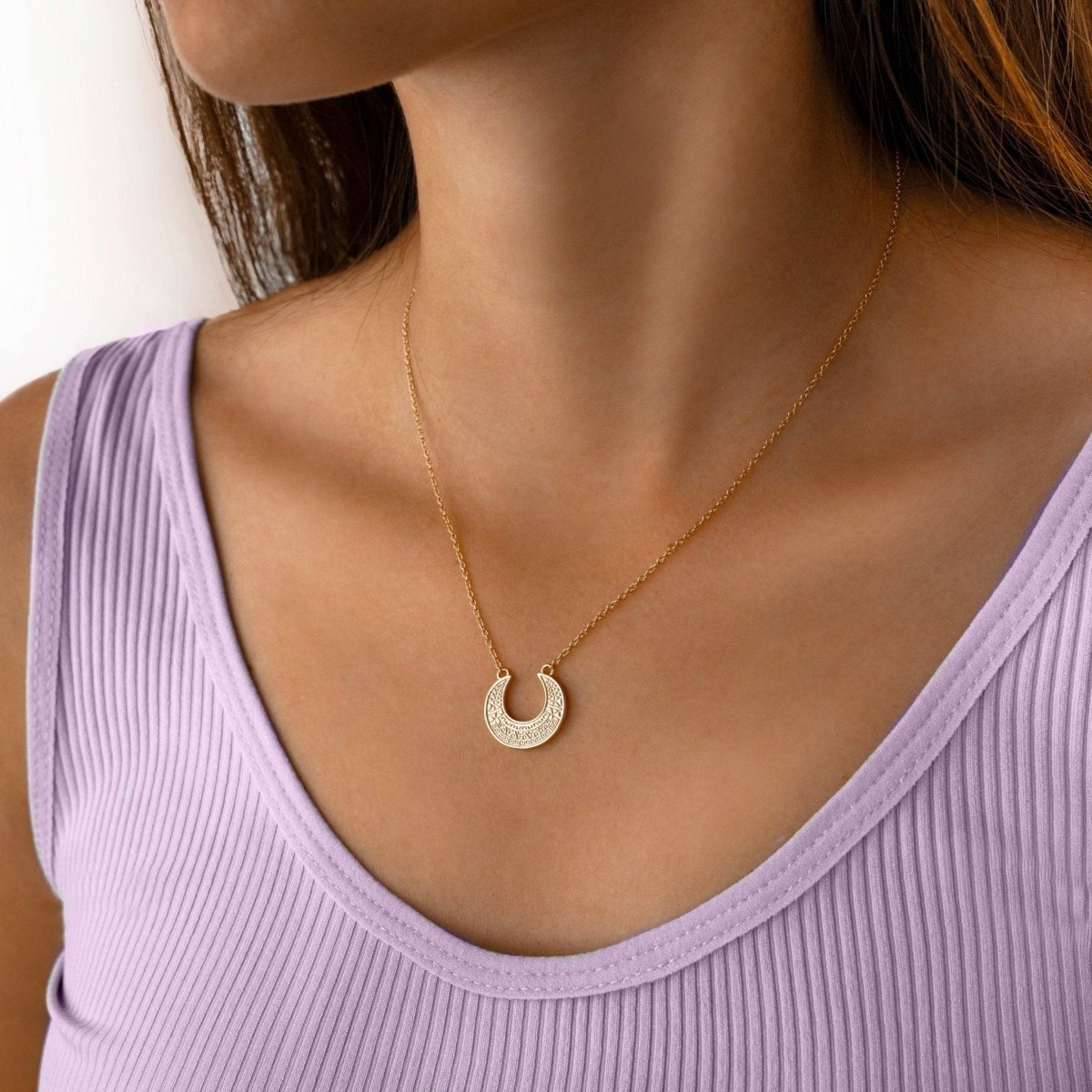 "Moon Collar" Necklace - Milas Jewels Shop