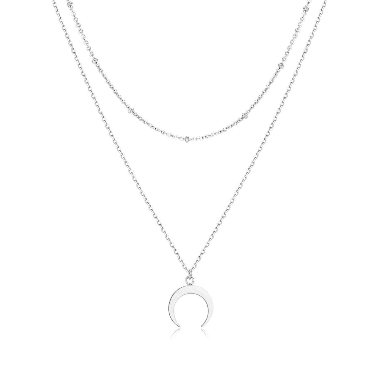 "Moon Slice" Necklace - Milas Jewels Shop