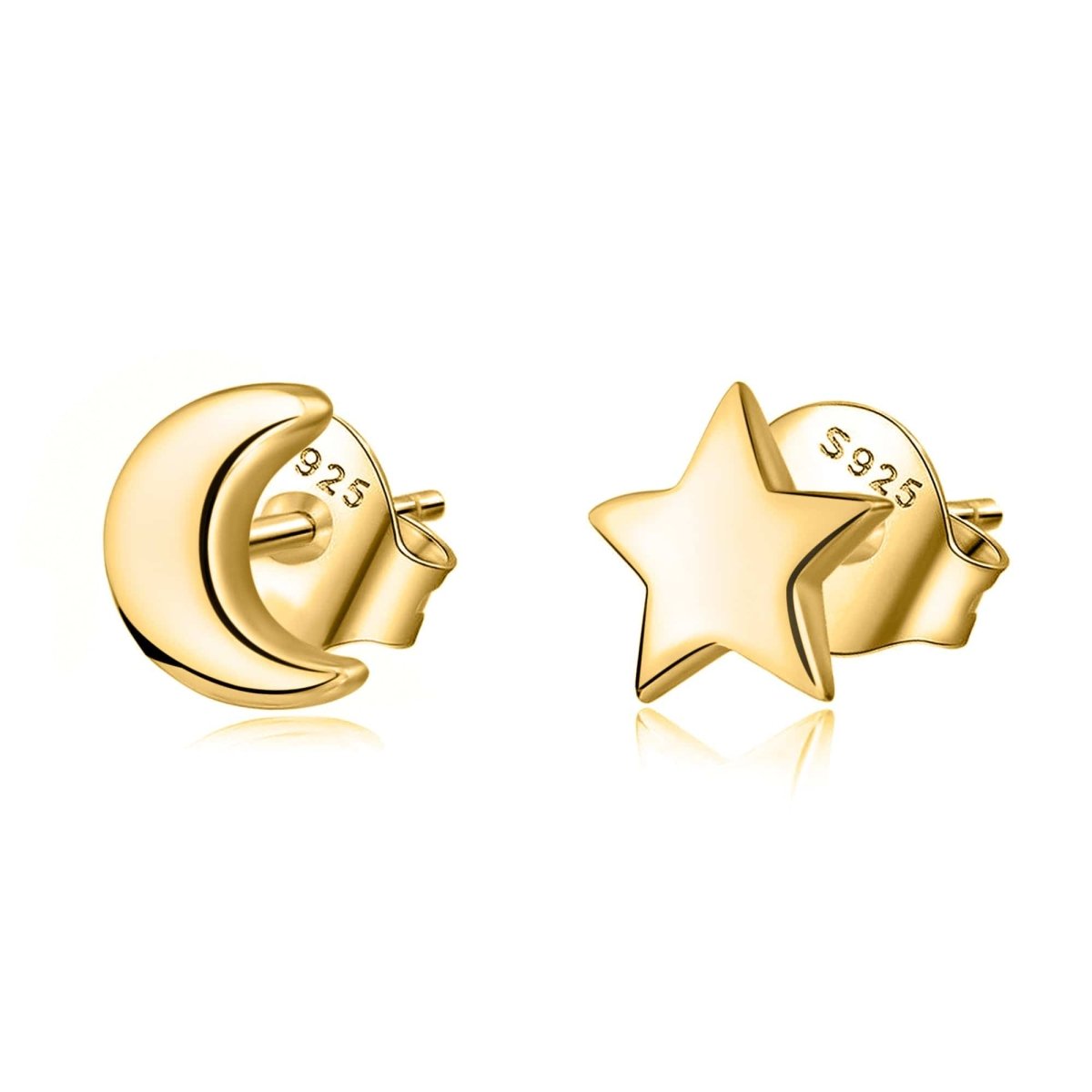 "MoonStar" Mini Earrings - Milas Jewels Shop