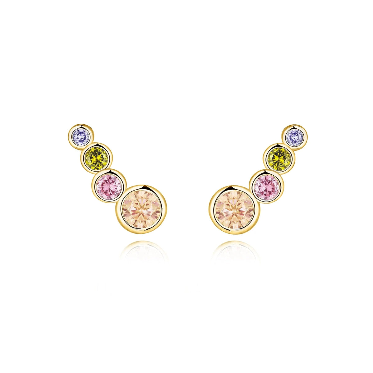 "Multicolor Circles" Earrings - Milas Jewels Shop