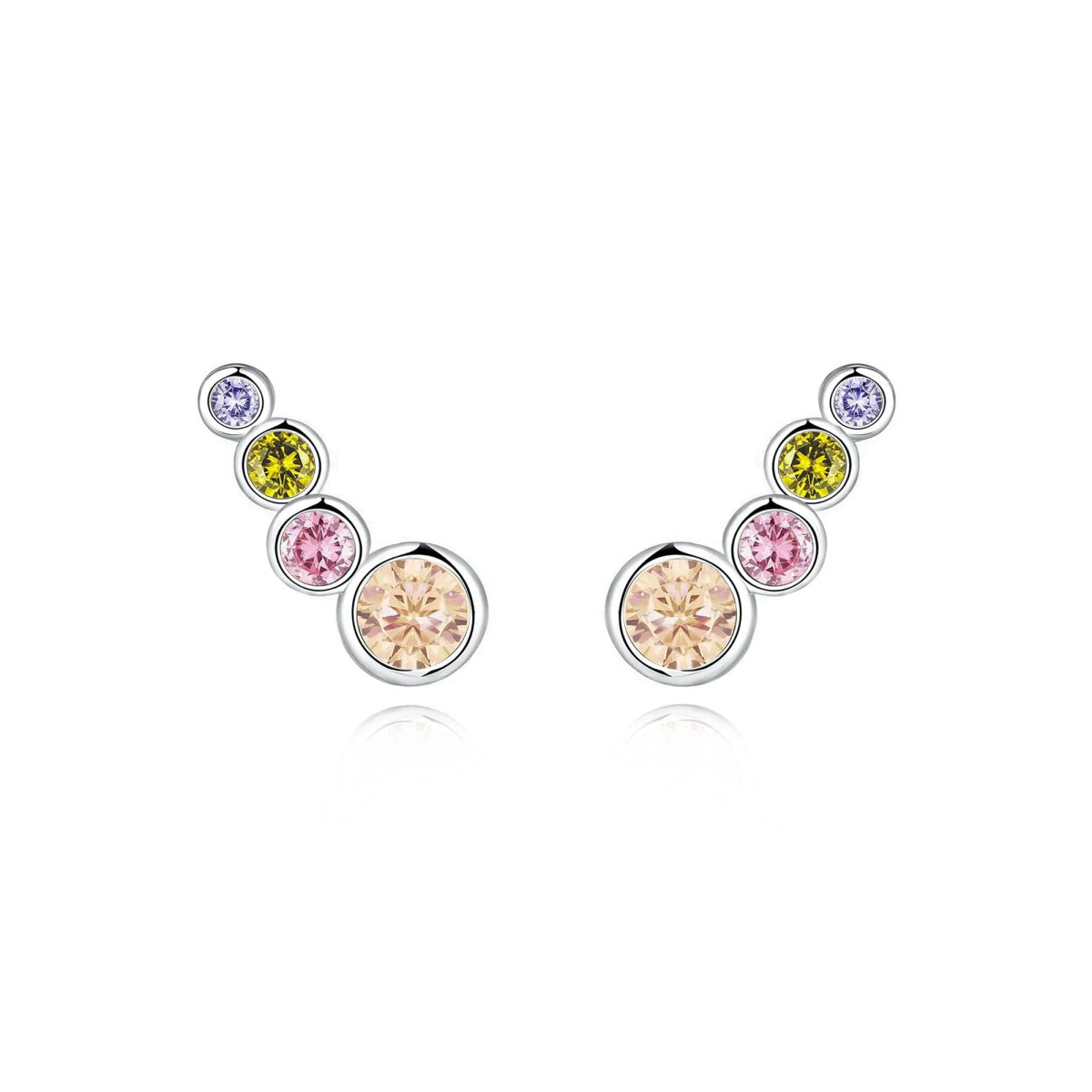 "Multicolor Circles" Earrings - Milas Jewels Shop